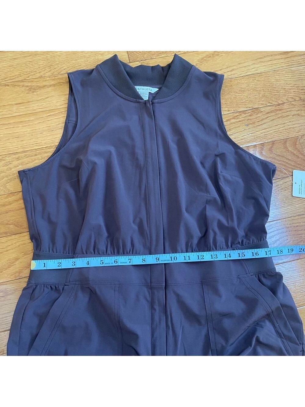 ATHLETA BROOKLYN UTILITY BAGGY JUMPSUIT Relax fit Color Shale Dusty Purple 14P - Picture 11 of 17